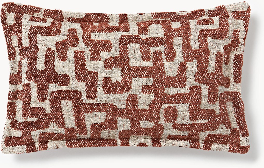 Cuscino in viscosa con motivo jacquard Contia