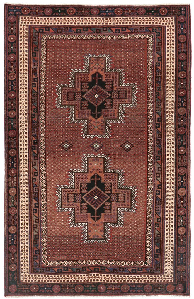 Afshar Tappeto persiano 240 x 150 (Iran) Annodato A Mano