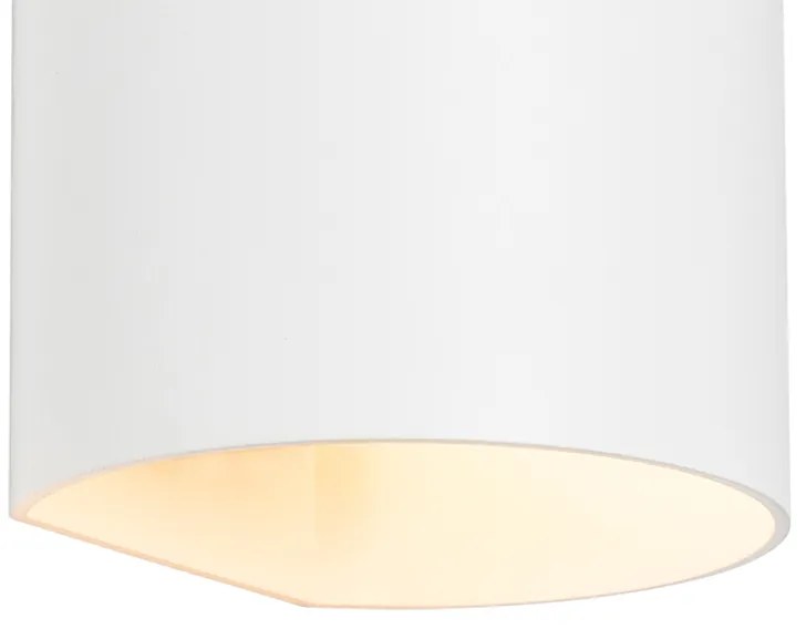 Applique da parete moderna bianca - Sabbio