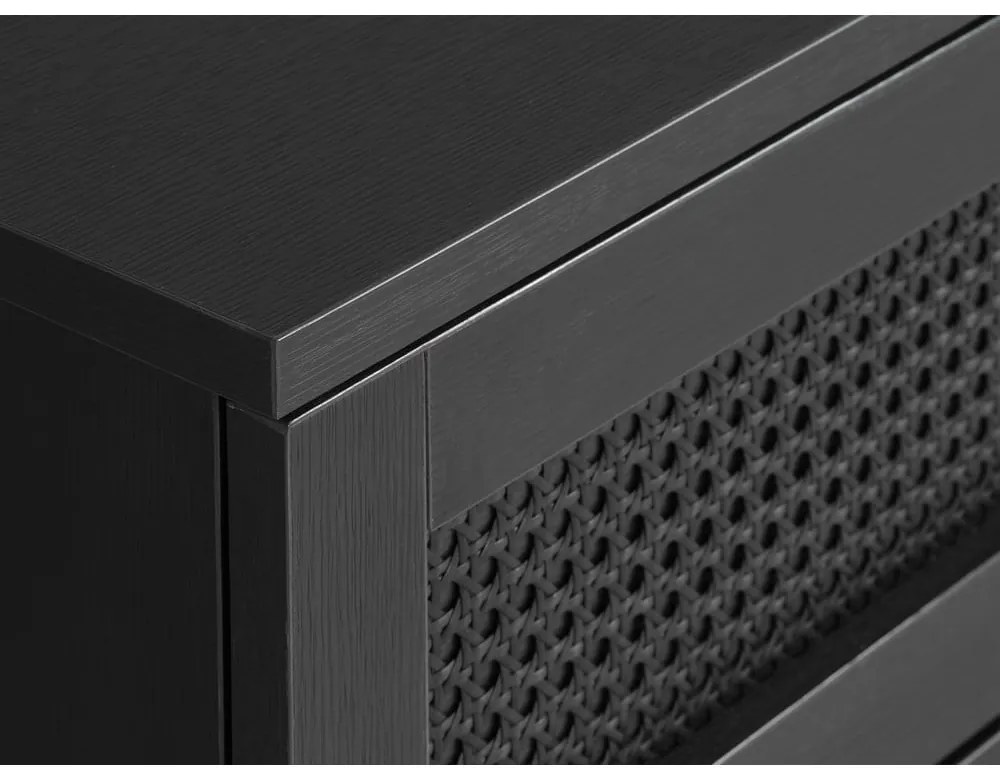 Tavolino nero 60x110 cm Pensacola - Unique Furniture