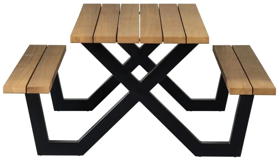 Tavolo da pranzo da giardino con panche , 206 x 145 cm Tablo - WOOOD