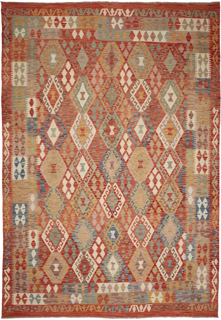 Kilim Tappeto 210 x 300 (Pakistan) Tessuto A Mano