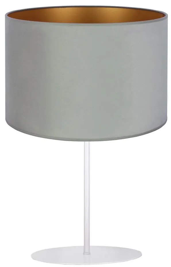 Duolla - Lampada da tavolo ROLLER 1xE14/15W/230V diametro 20 cm luce verde/oro