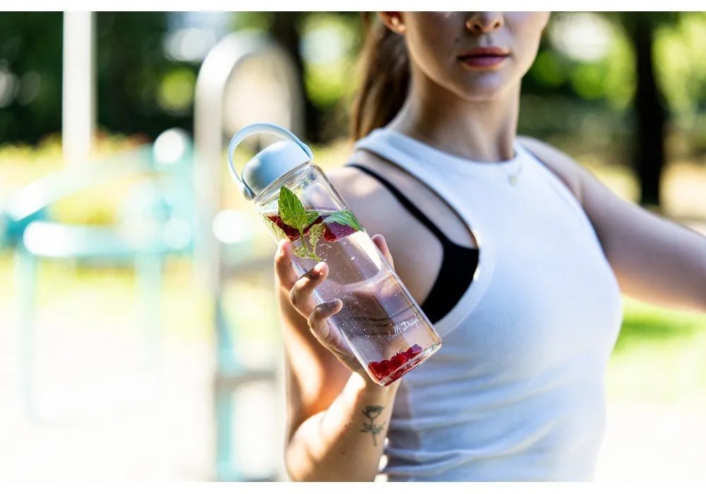 Bottiglia rosa in vetro 540 ml Fuori – Vialli Design