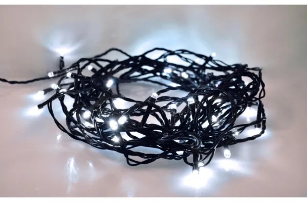 Solight 1V05-W-Catena LED natalizia da esterno 500xLED/8 funzioni IP44 55m bianco freddo