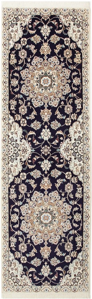 Nain Tappeto 70x220 (Iran) Annodato A Mano