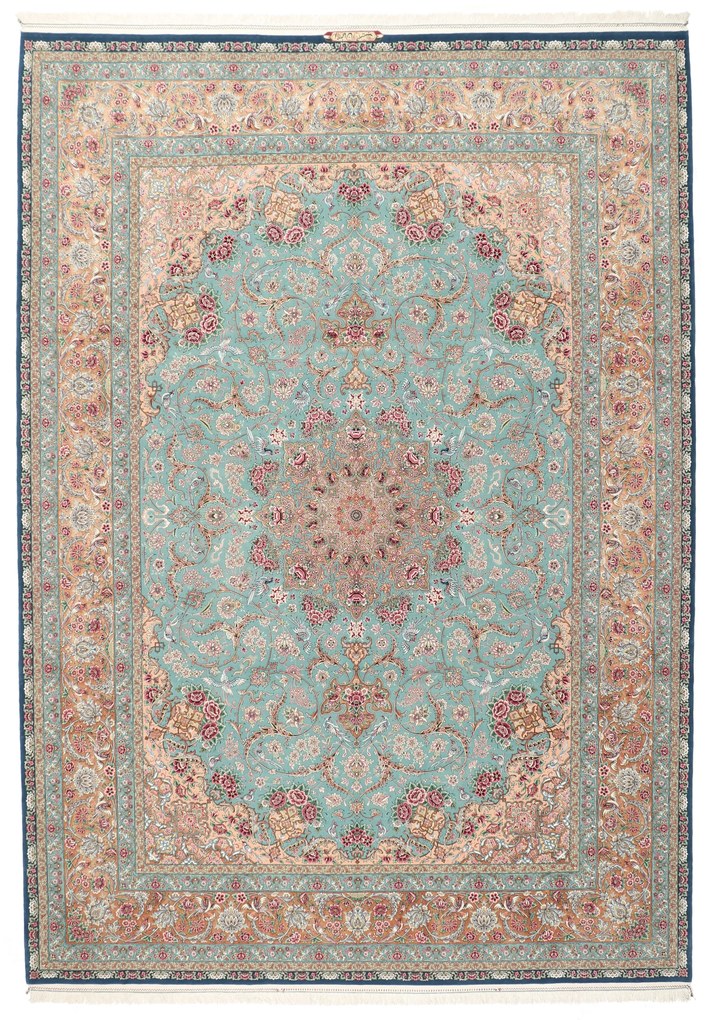 Isfahan Tappeto persiano 370 x 260 (Iran) Annodato A Mano