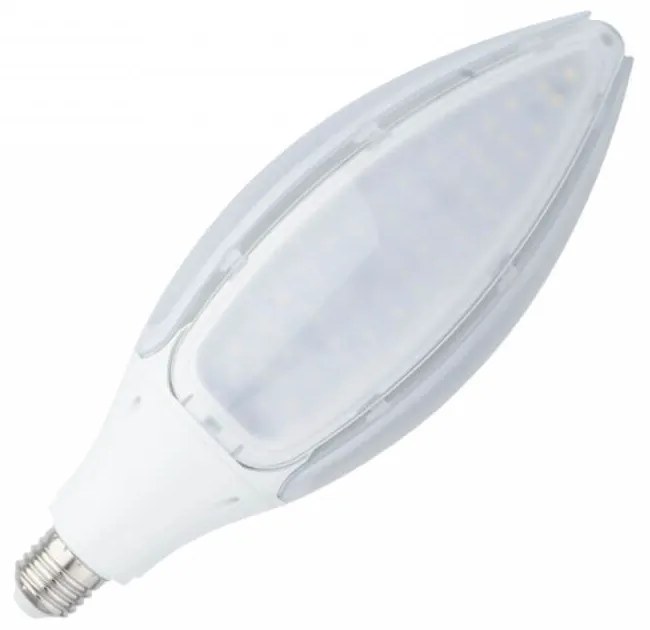 Lampada LED 50W, 125lm/W, E27 + Adattatore E40 Colore Bianco Freddo 5.500 K