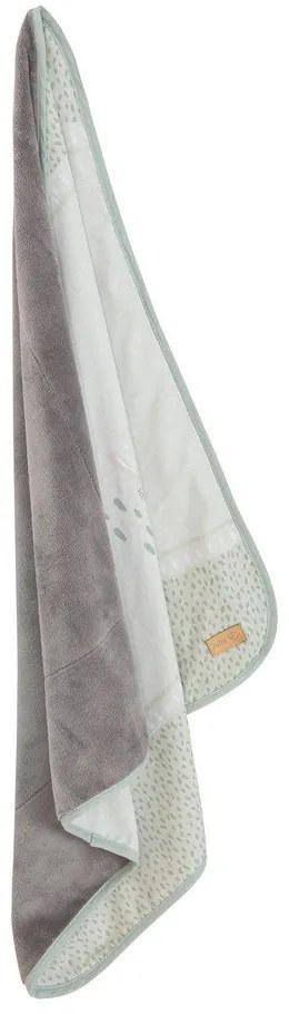 Coperta per bambini verde chiaro in micropile 80x80 cm Woodland Buddies – Roba