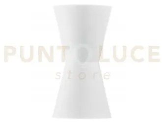 Applique a parete clepsydra bianca 2 luci attacco e14 16x8x30cm in ...