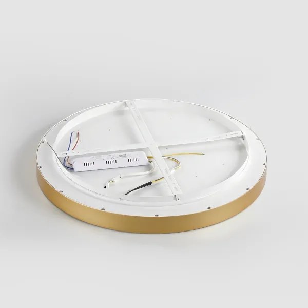 Brilagi - Lampada LED dimmerabile GLASS POOL DOUBLE LED/80W/230V 60 cm dorata + telecomando