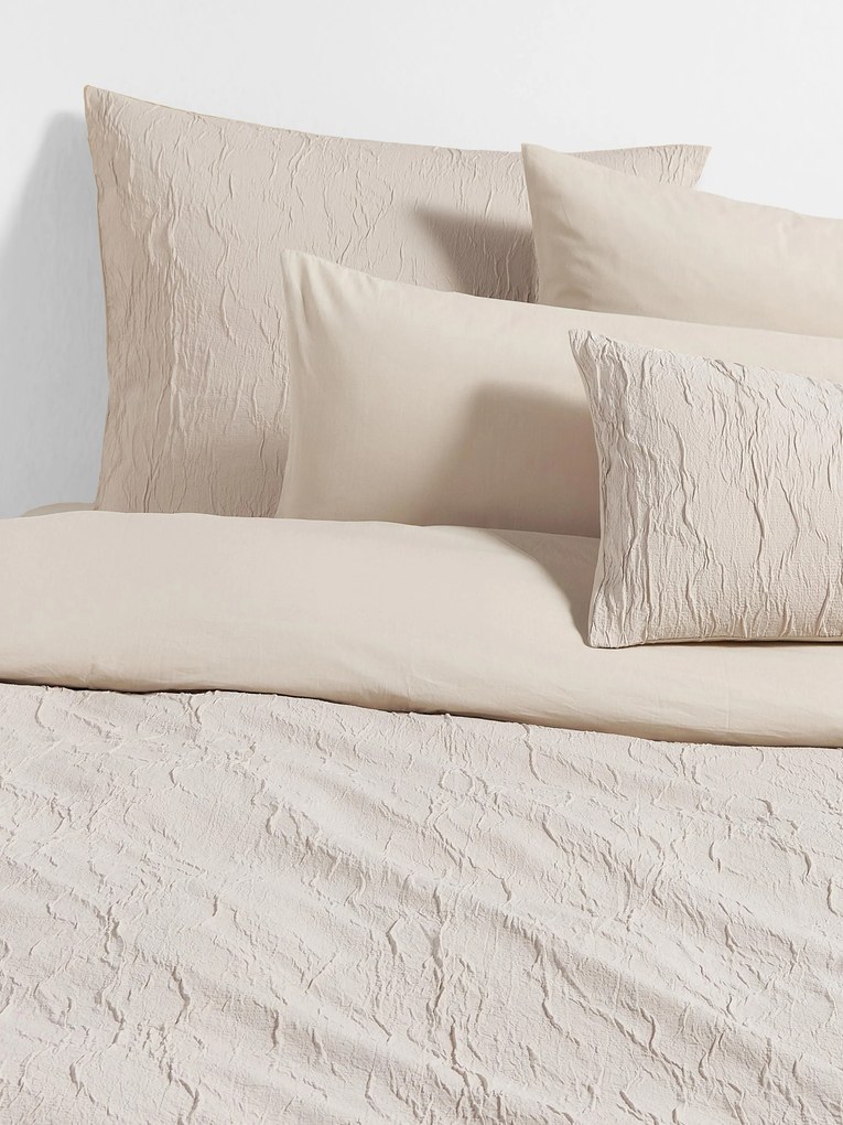 Copripiumino in cotone percalle lavato Leonora