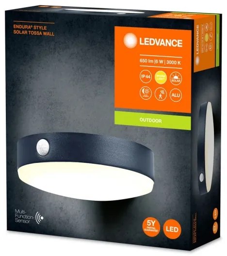 Ledvance ENDURA STYLE LED 6W 3,7V IP44 lampada solare da parete con sensore