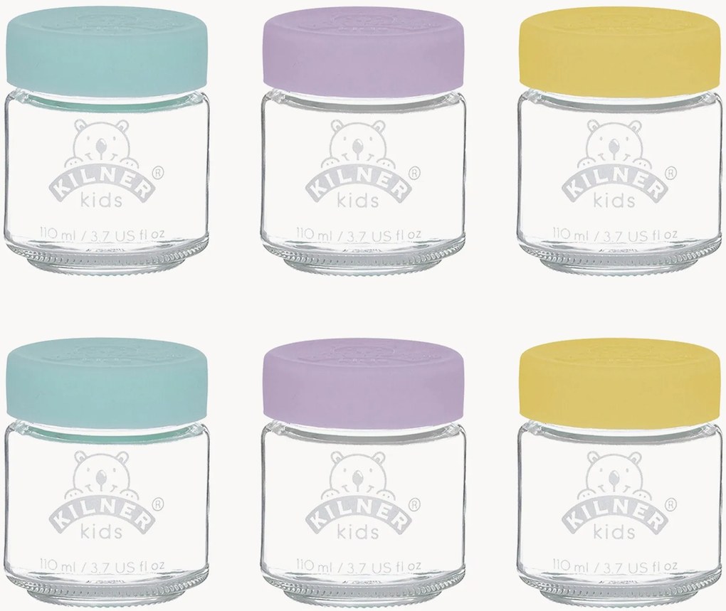 Barattoli in vetro Kilner Kids, set da 24
