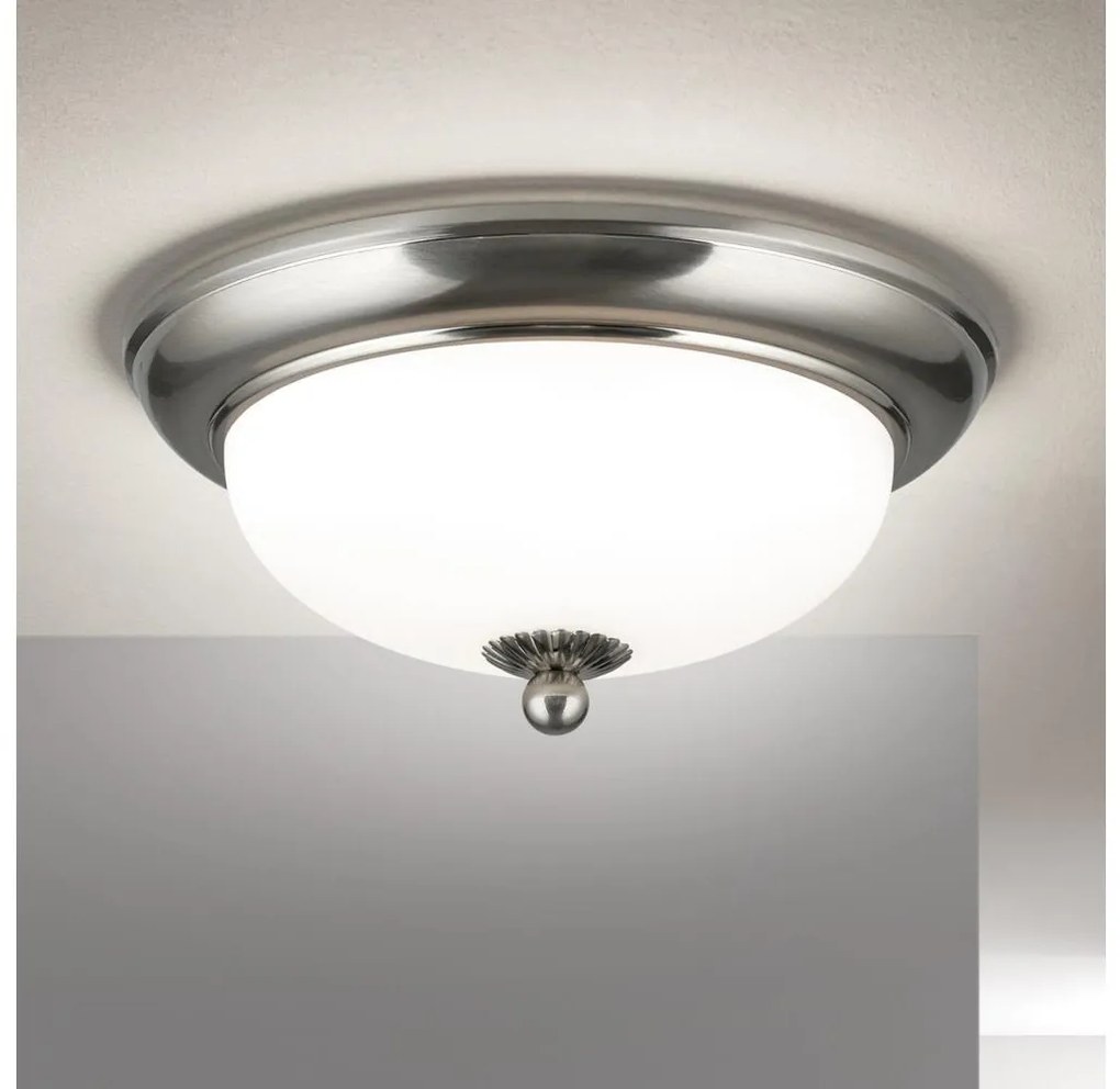 Orion - Plafoniera EMPIRA 2xE14/40W/230V Ø 26,5 cm cromo opaco