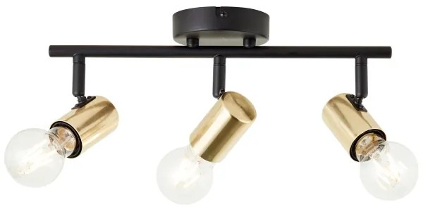 Brilliant - Faretto KERRY 3xE27/40W/230V nero/ottone