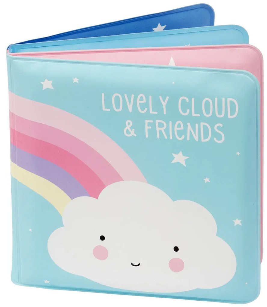 A Little Lovely Company - libro da bagno - nuvola e amici