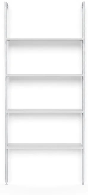 Kit cabina armadio PROJECT KIT SCAFFALE 4R 90X33CM CLASSIC in alluminio 95 x 220 x 33 cm bianco/anodizzato