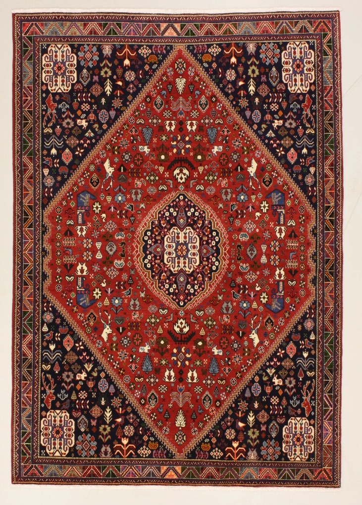 Gashghai Tappeto 170 x 240 (Iran) Annodato A Mano