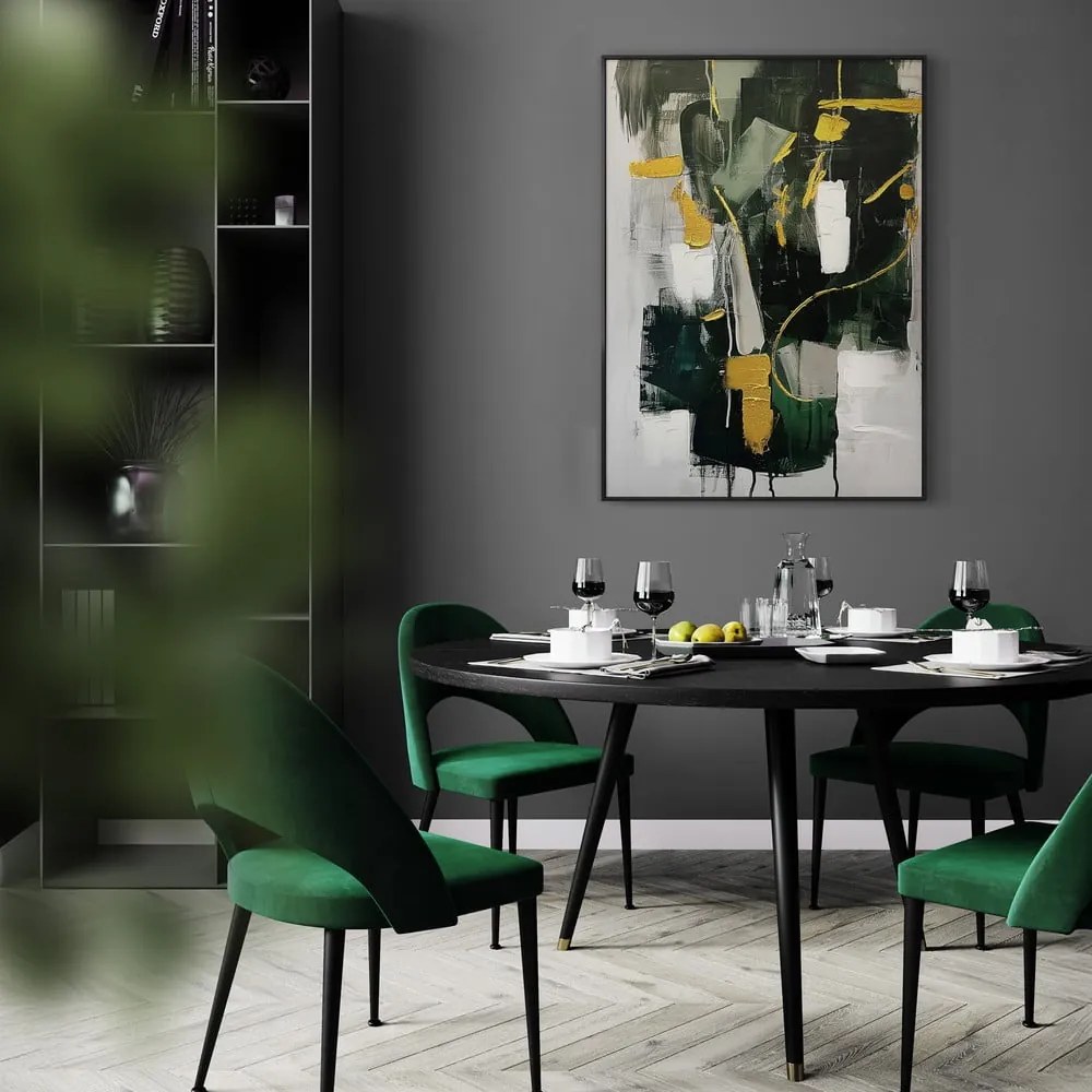 Quadro con elementi dipinti a mano 70x100 cm For – Styler