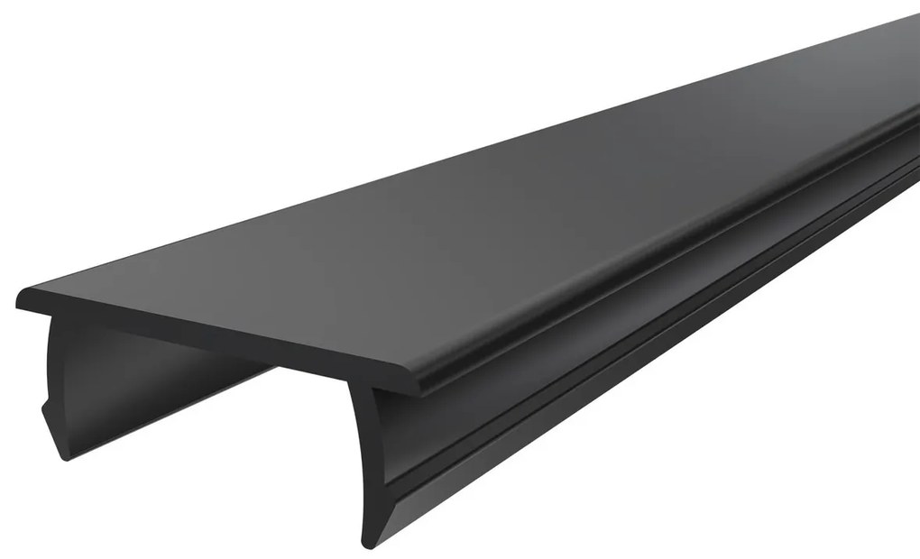 Cover Nera da 1m e 2m per Binario Elettrificato Trifase Variante Lunghezza 2 Metri