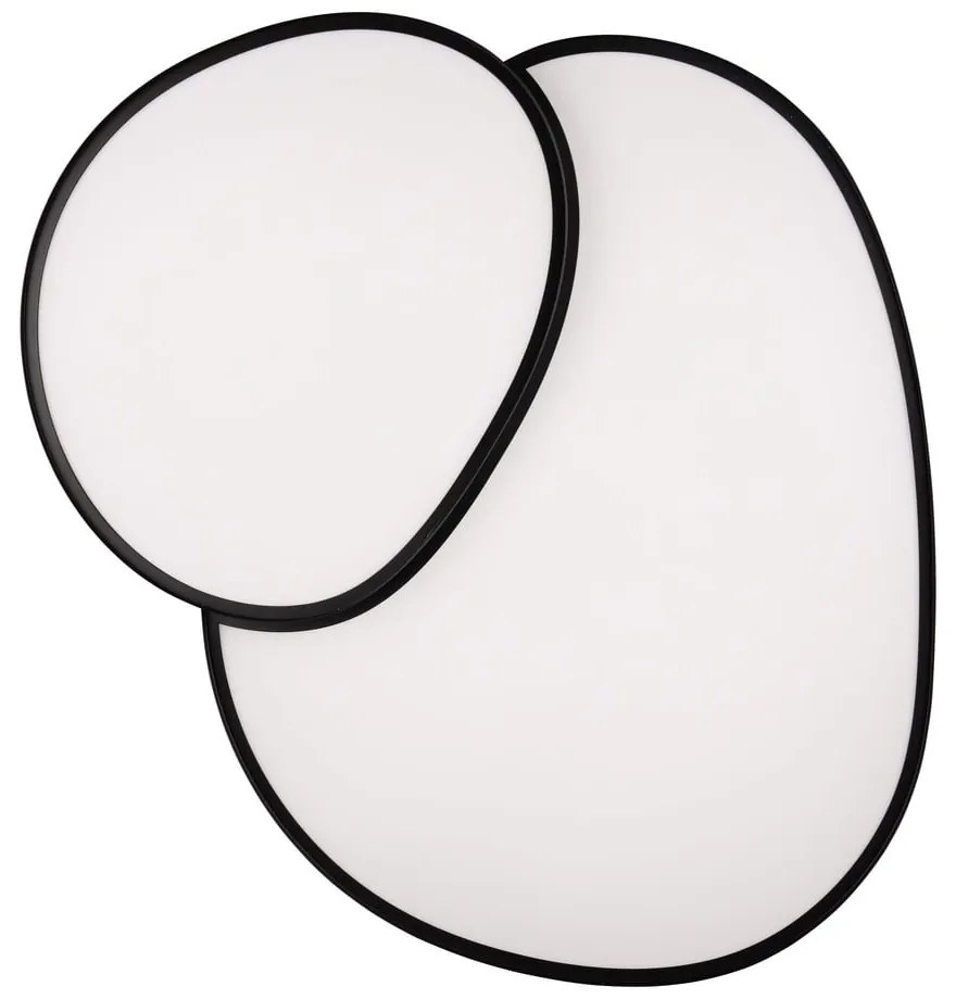 Plafoniera LED nera 63,5x77 cm Rise - Trio