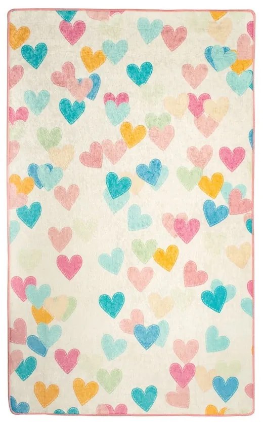 Tappeto per bambini , 100 x 160 cm Hearts - Conceptum Hypnose