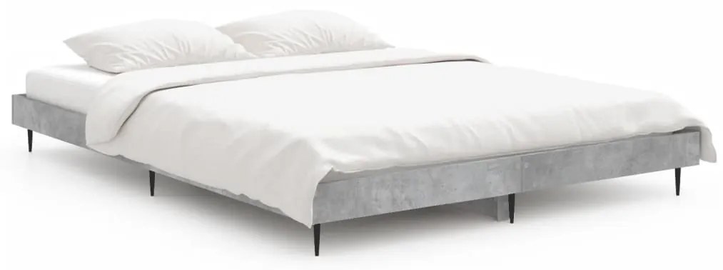 Giroletto grigio cemento 135x190 cm in legno multistrato
