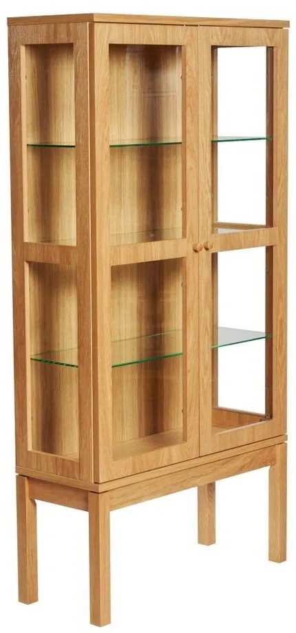 Vetrina in legno di quercia AbbeyWood - Woodman