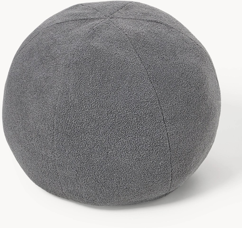 Westwing Crosby Studios, Cuscino decorativo rotondo in bouclé Celeste Ø 70 cm