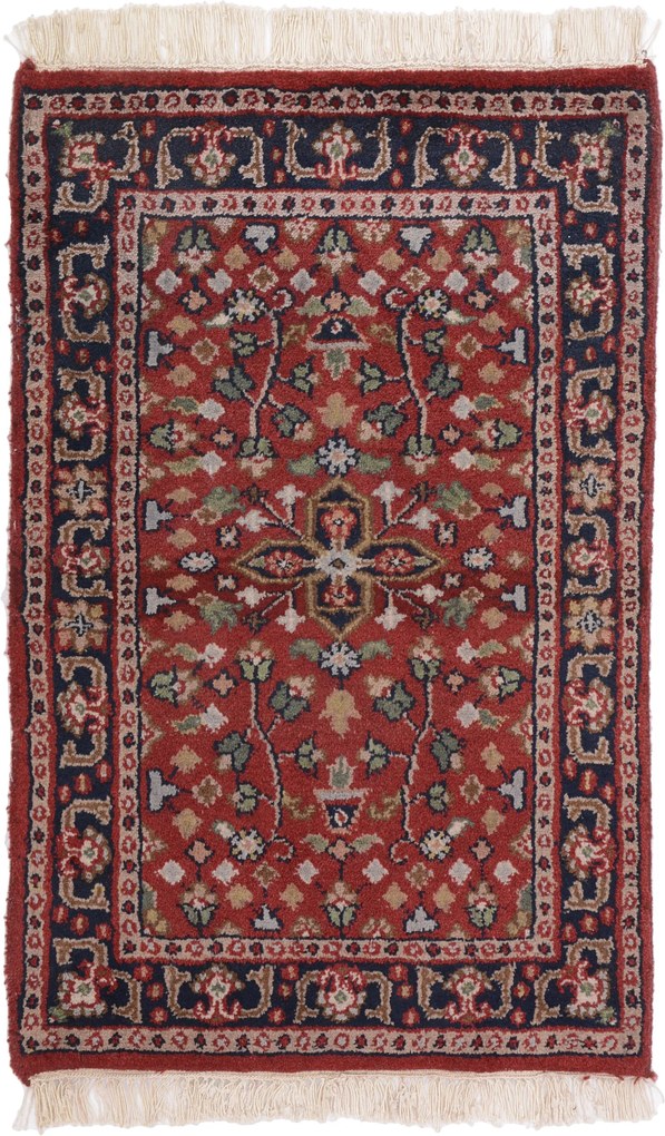 Persian Tappeto 60 x 90 (Indian) Annodato A Mano