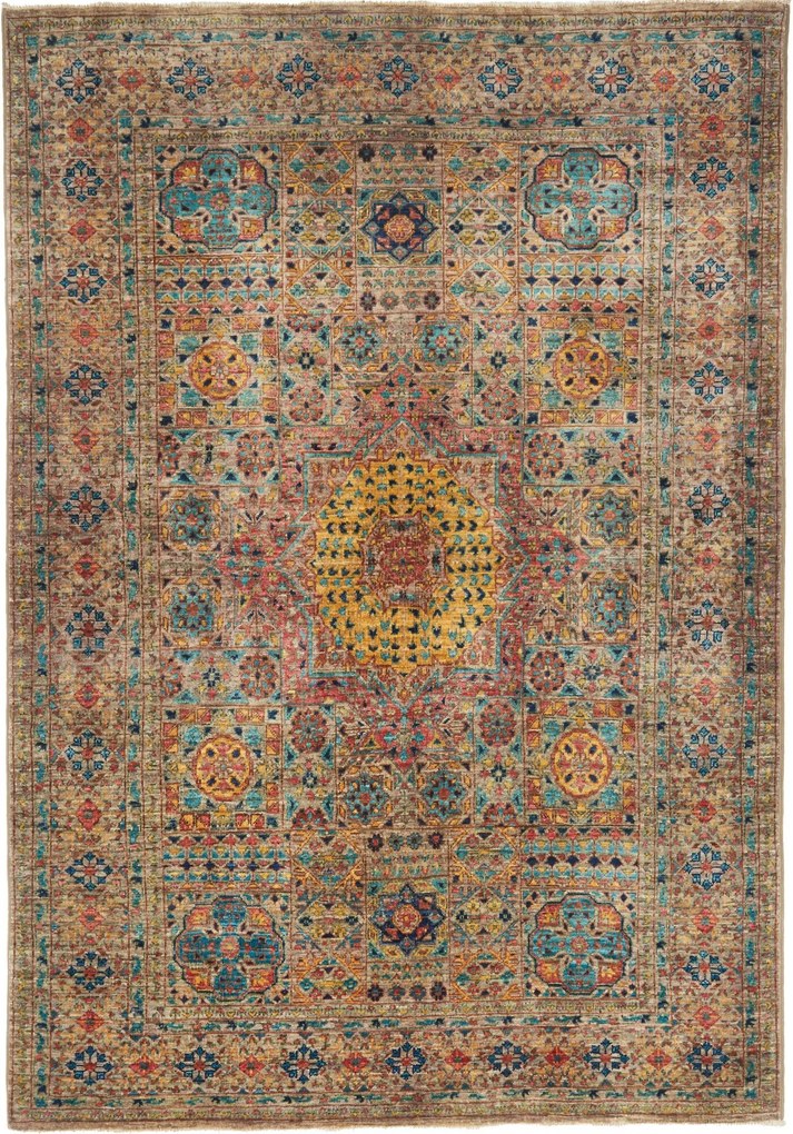 Mamluk Tappeto 180x130 (Pakistan) Annodato A Mano