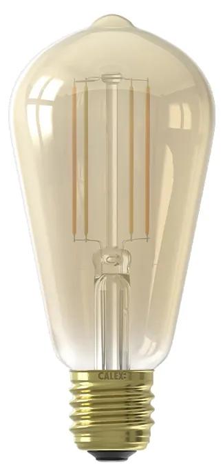 Lampada a sospensione intelligente in ottone con vetro fumé 30 cm incluso Wifi ST64 - Sfera