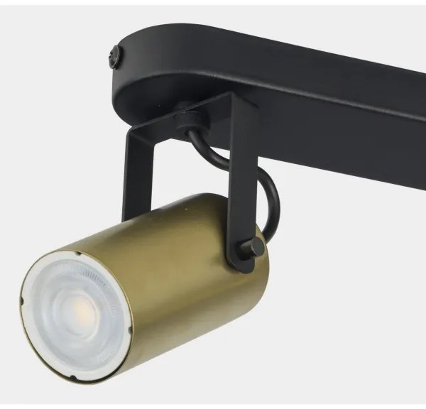 Faretto REDO 2xGU10/10W/230V oro/nero