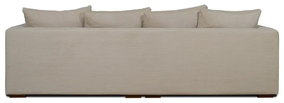 Divano in velluto a coste beige 266 cm Comfy - Scandic