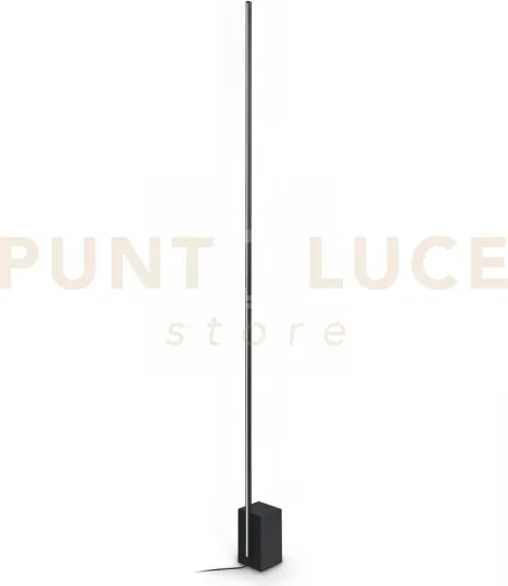 Essence square lampada da terra nera led 3000k  24w  2400 lm