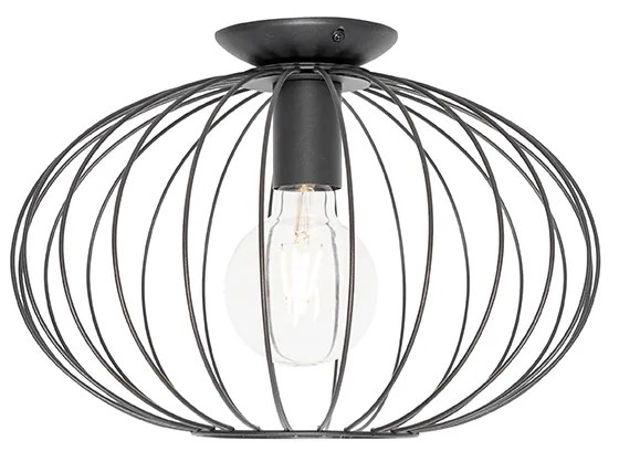 Plafoniera industriale nera - Margarita
