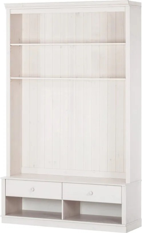 Set TV in legno di pino bianco 140x223 cm Anita - Støraa