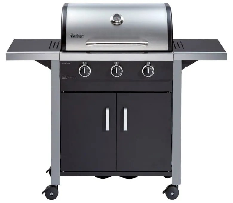 Grill a gas per esterni Chicago 3 nero Chigaco 3 - ENDERS