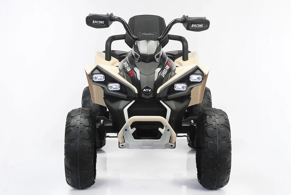 Quad Elettrico per Bambini ATV Safari Gold 24V fino a 60 kg con Telecomando Beige...