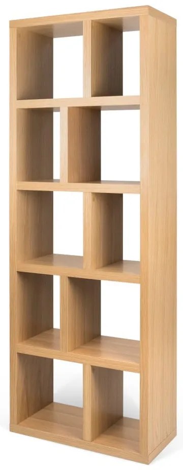 Libreria color legno effetto rovere 70x198 cm Berlin - TemaHome