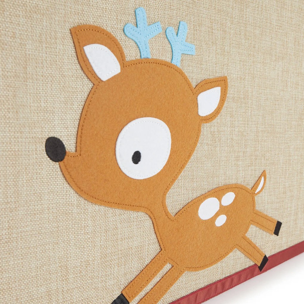 Bieco - Scatola portaoggetti con coperchio - cerbiatto