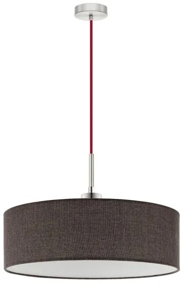 Eglo - LED Lampada a sospensione con cavo TUNJA 1xE27/60W/230V marrone