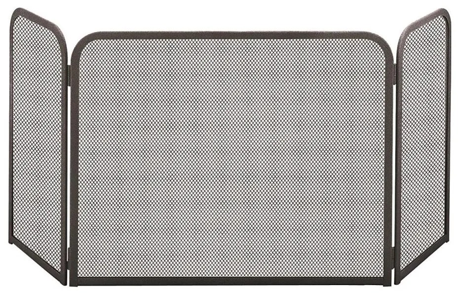 Barriera di sicurezza per camino 48x107 cm antracite