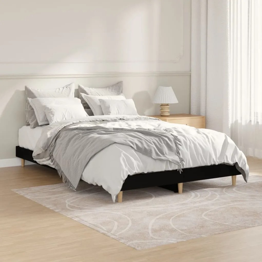 Giroletto Nero 120x190 Cm İn Legno Multistrato /