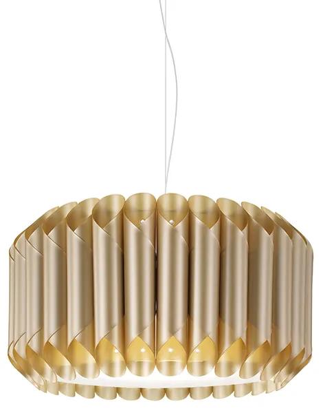 Sospensione Moderna 1 Luce Louise In Polilux Oro D50 Made In Italy