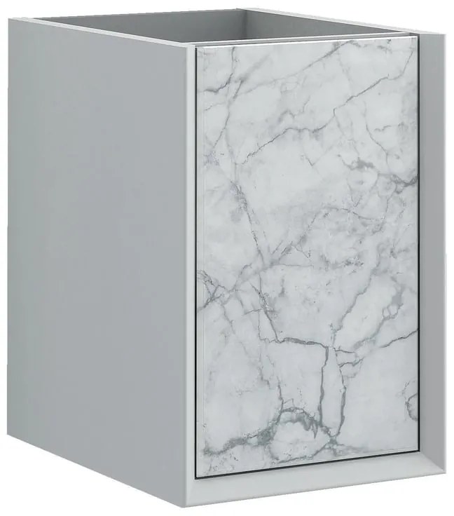 Estensione per mobile da bagno Bellagio 1 cassetto 1 anta bianco L 35 x H 48 x P 46 cm