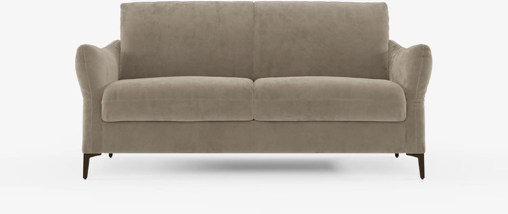 Dalia divano letto 2, 3 e 4 posti con materasso H18 in moderno tessuto vellutino smacchiabile T30
