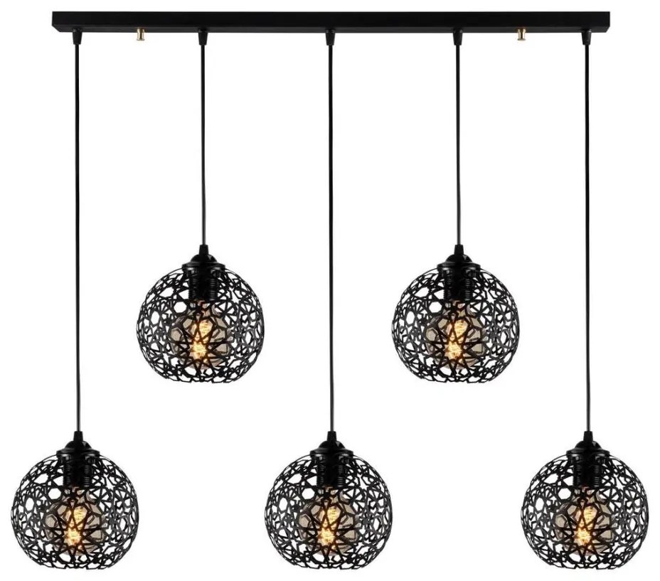 Lampadario su filo FELLINI 5xE27/100W/230V