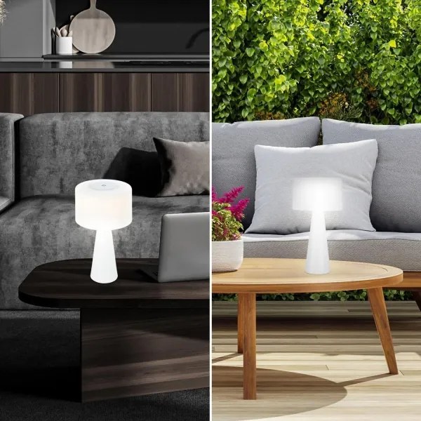 Briloner 7420016 - LED Lampada da tavolo touch ricaricabile e dimmerabile LED/4W/5V 3000K bianco